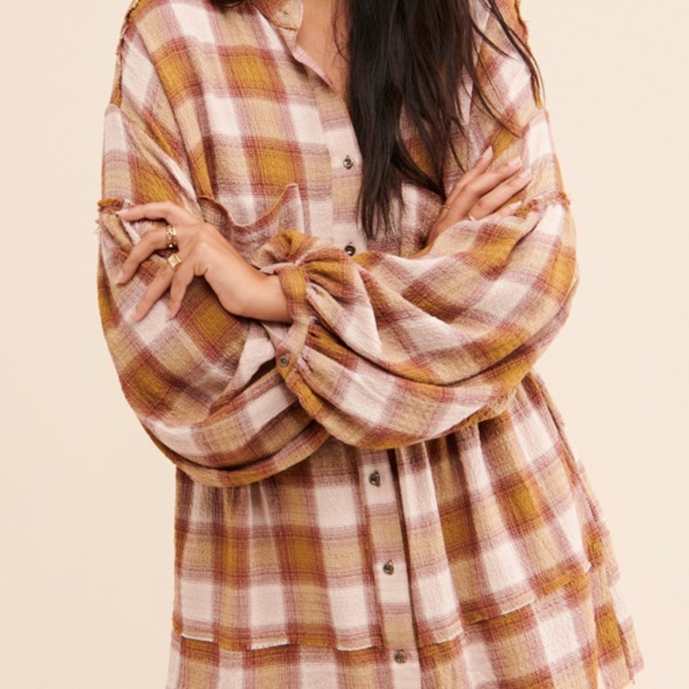 By The Way Plaid Mini Dress